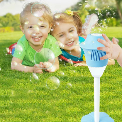Kids Bubble Machine Adjustable Stand USB & Battery