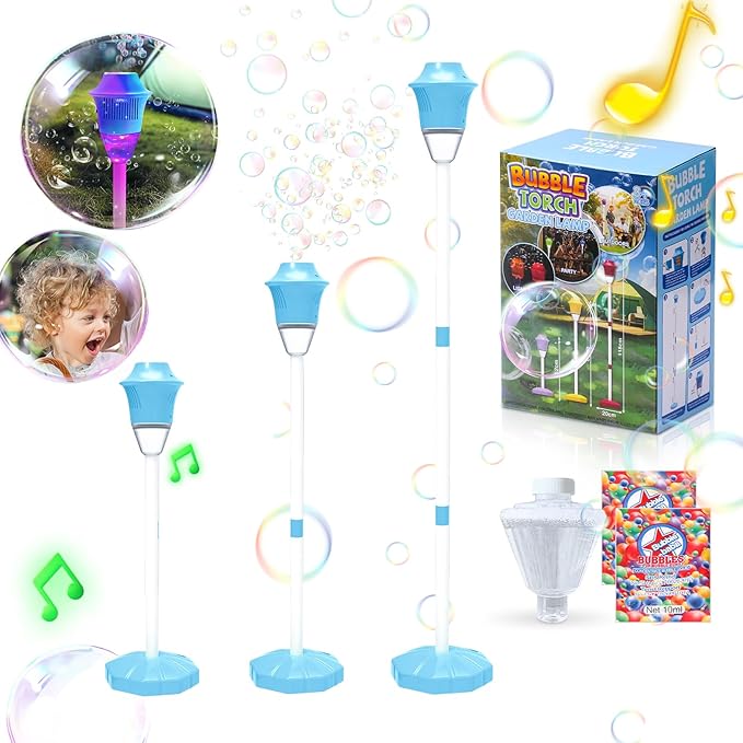 Kids Bubble Machine Adjustable Stand USB & Battery