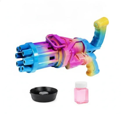 Kids Bubble Machine Multi-Mode Light & Music Child-Safe