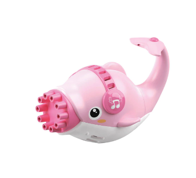 Kids Bubble Machine Multi-Mode Light & Music Child-Safe