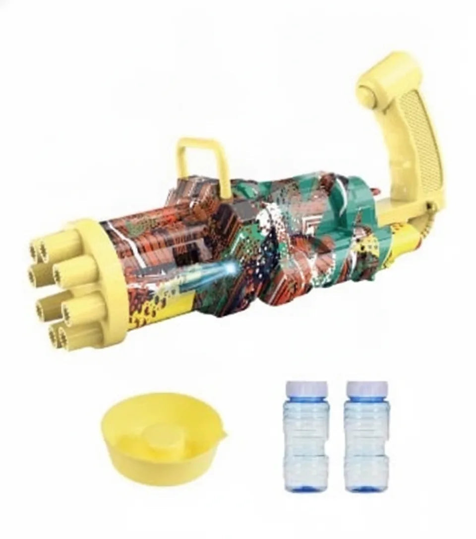 Kids Bubble Machine Multi-Mode Light & Music Child-Safe