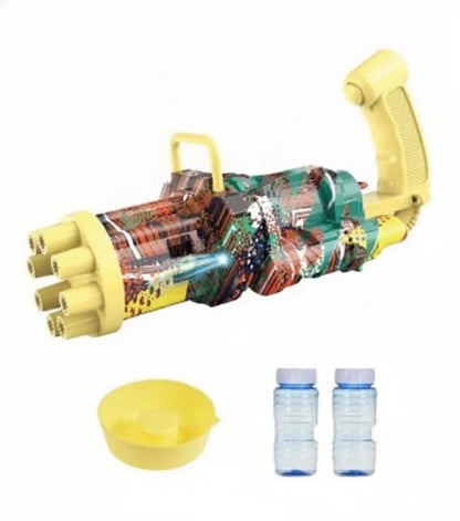 Kids Bubble Machine Multi-Mode Light & Music Child-Safe