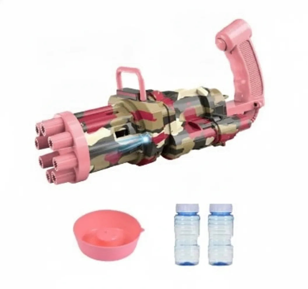 Kids Bubble Machine Multi-Mode Light & Music Child-Safe