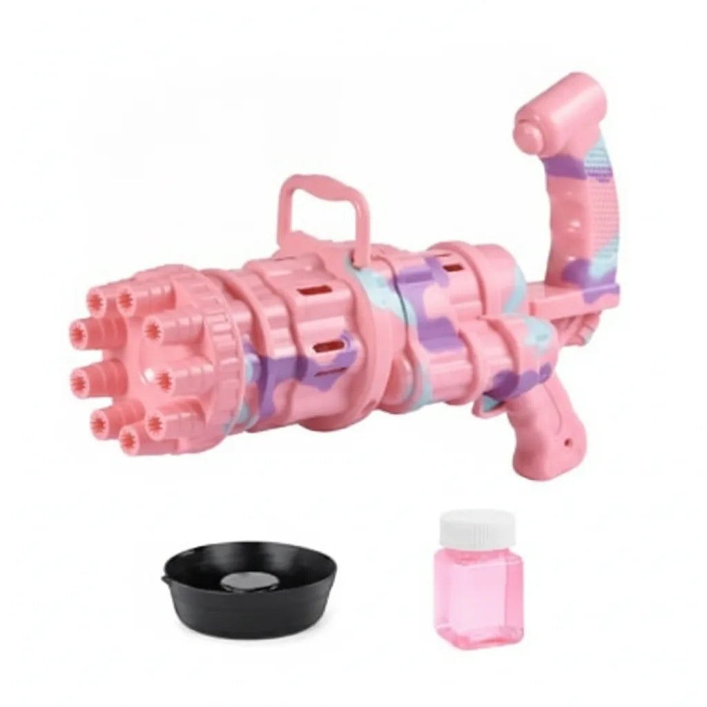 Kids Bubble Machine Multi-Mode Light & Music Child-Safe