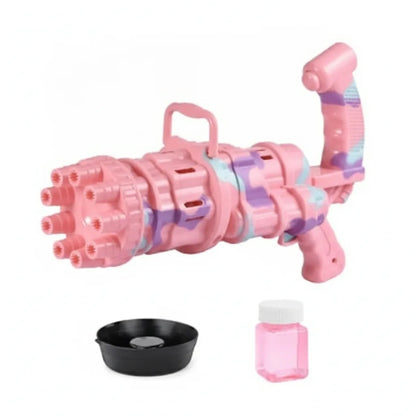 Kids Bubble Machine Multi-Mode Light & Music Child-Safe