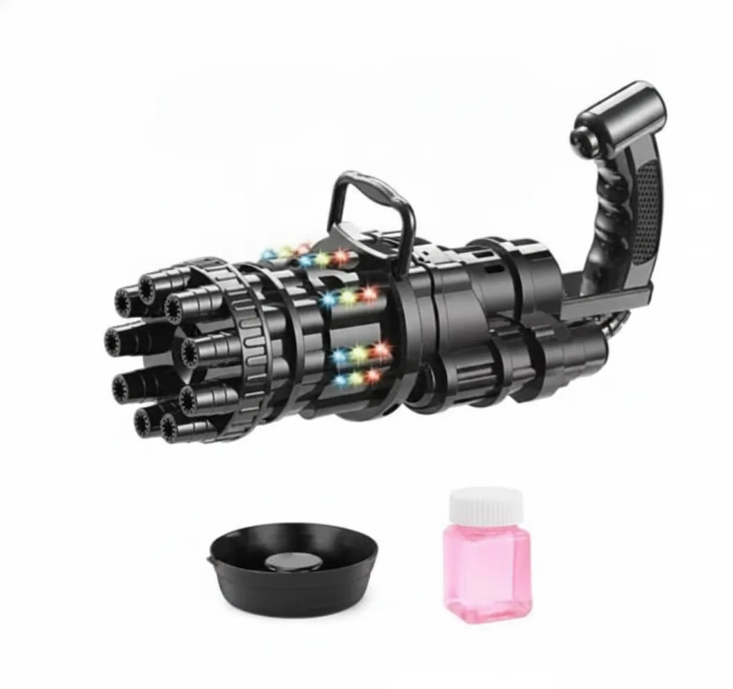 Kids Bubble Machine Multi-Mode Light & Music Child-Safe