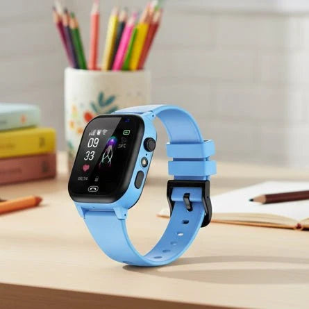 Kids GPS Smartwatch Real-Time Tracking Video Calling Water-Resistant