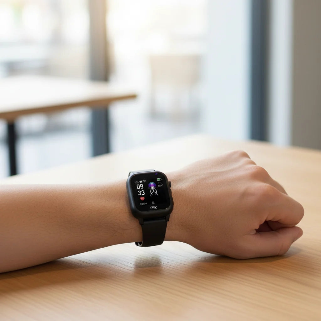 Kids GPS Smartwatch Real-Time Tracking Video Calling Water-Resistant