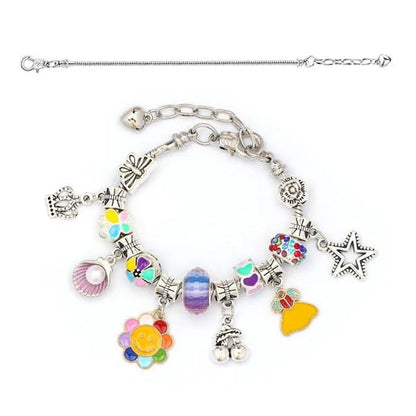 Kids Jewelry Kit Over 100 Beads & Hypoallergenic Charms