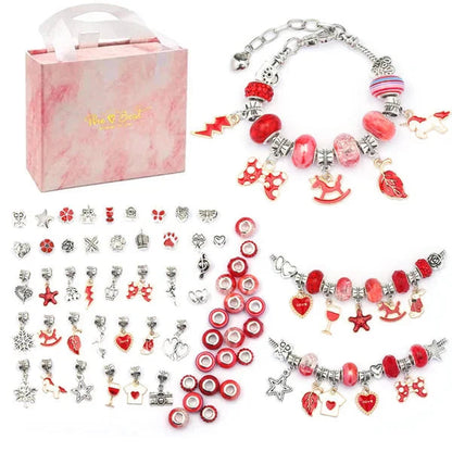 Kids Jewelry Kit Over 100 Beads & Hypoallergenic Charms