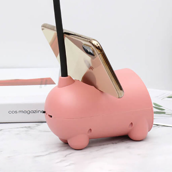 Kids LED Desk Lamp Rabbit Design Integrated Pen Holder