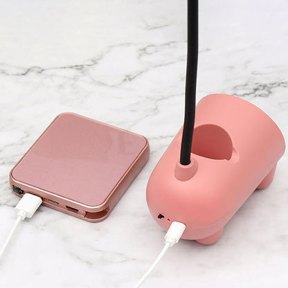 Kids LED Desk Lamp Rabbit Design Integrated Pen Holder