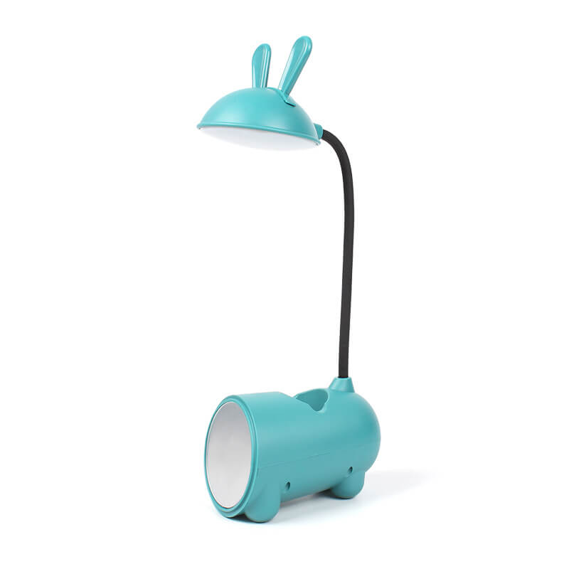 Kids LED Desk Lamp Rabbit Design Integrated Pen Holder