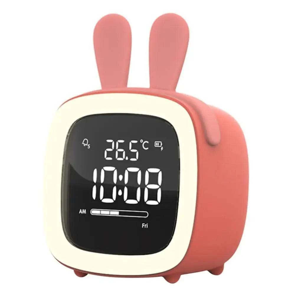 Kids Night Light Alarm Clock Stepless Dimmable LED