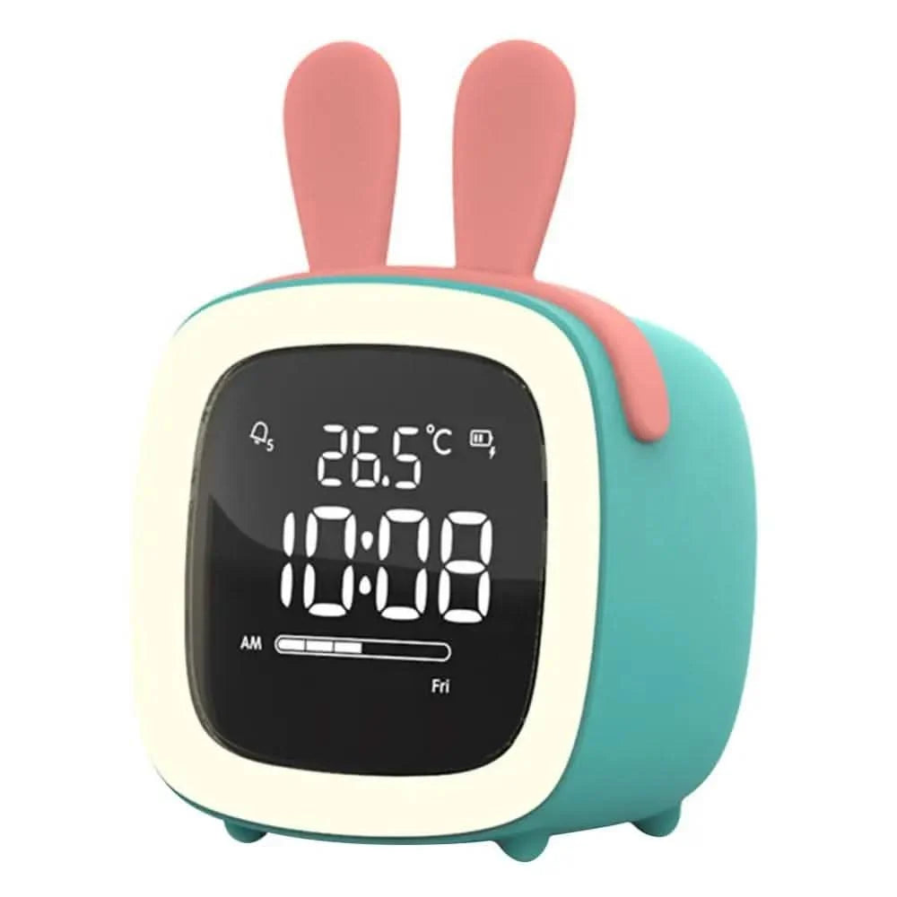 Kids Night Light Alarm Clock Stepless Dimmable LED