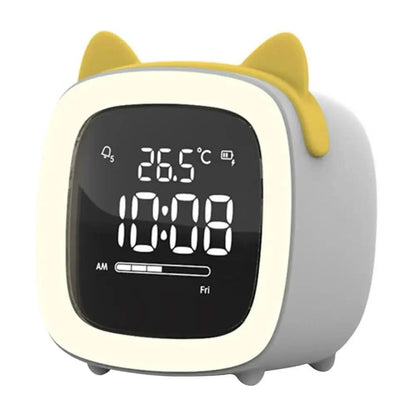 Kids Night Light Alarm Clock Stepless Dimmable LED