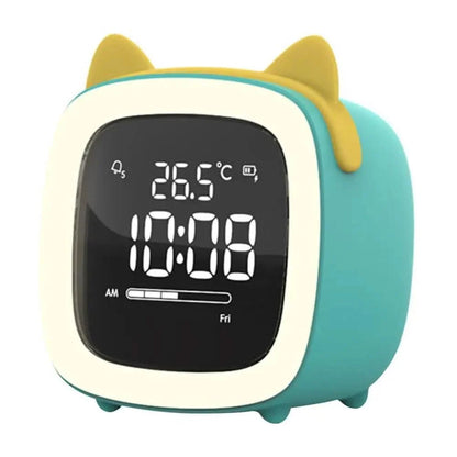 Kids Night Light Alarm Clock Stepless Dimmable LED