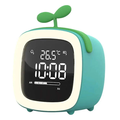 Kids Night Light Alarm Clock Stepless Dimmable LED