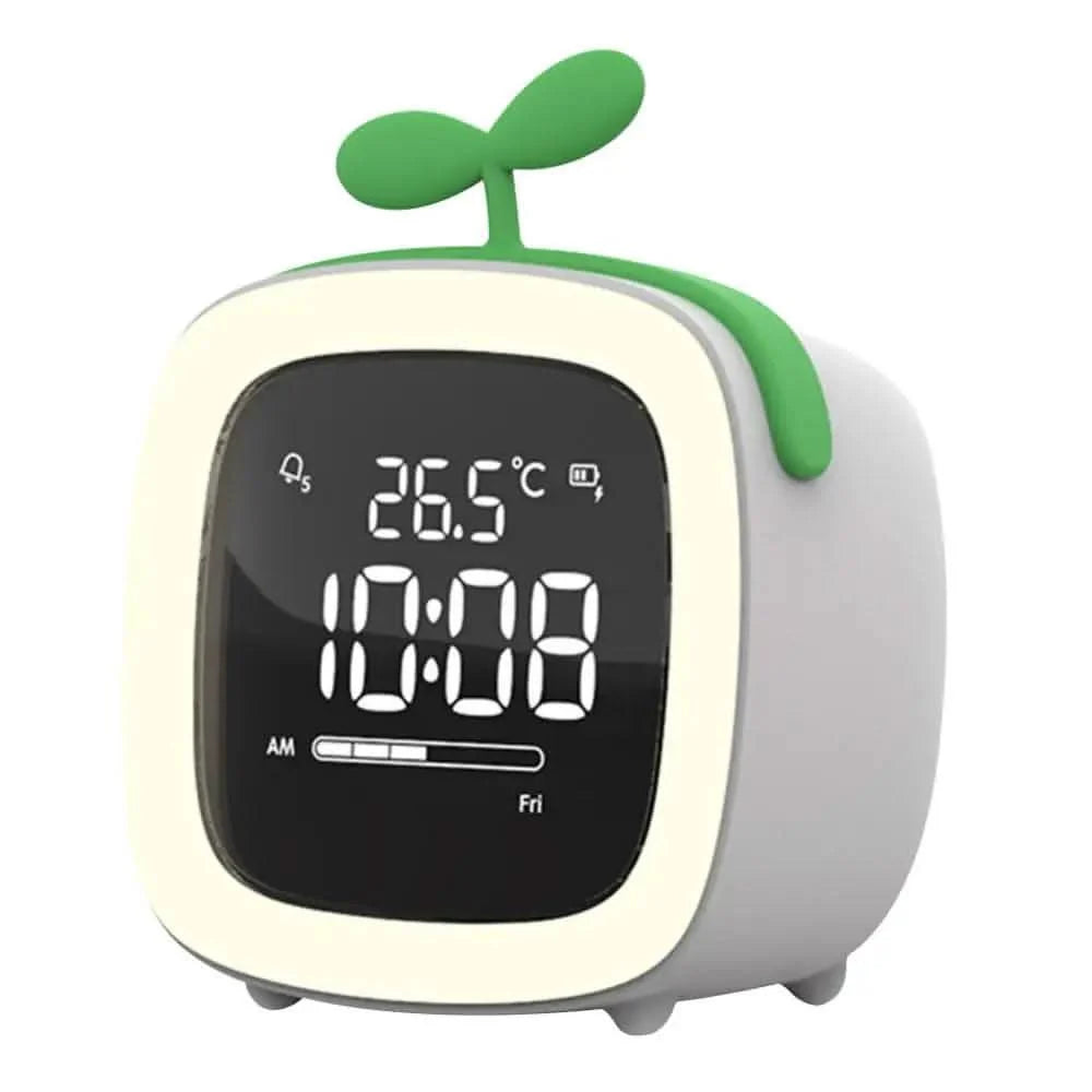 Kids Night Light Alarm Clock Stepless Dimmable LED