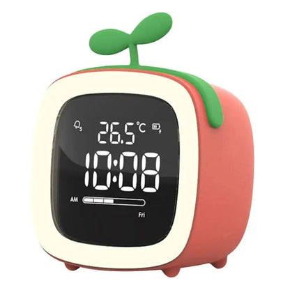 Kids Night Light Alarm Clock Stepless Dimmable LED