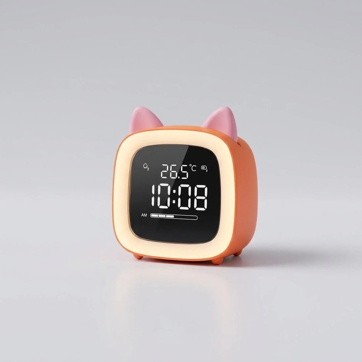 Kids Night Light Alarm Clock Stepless Dimmable LED