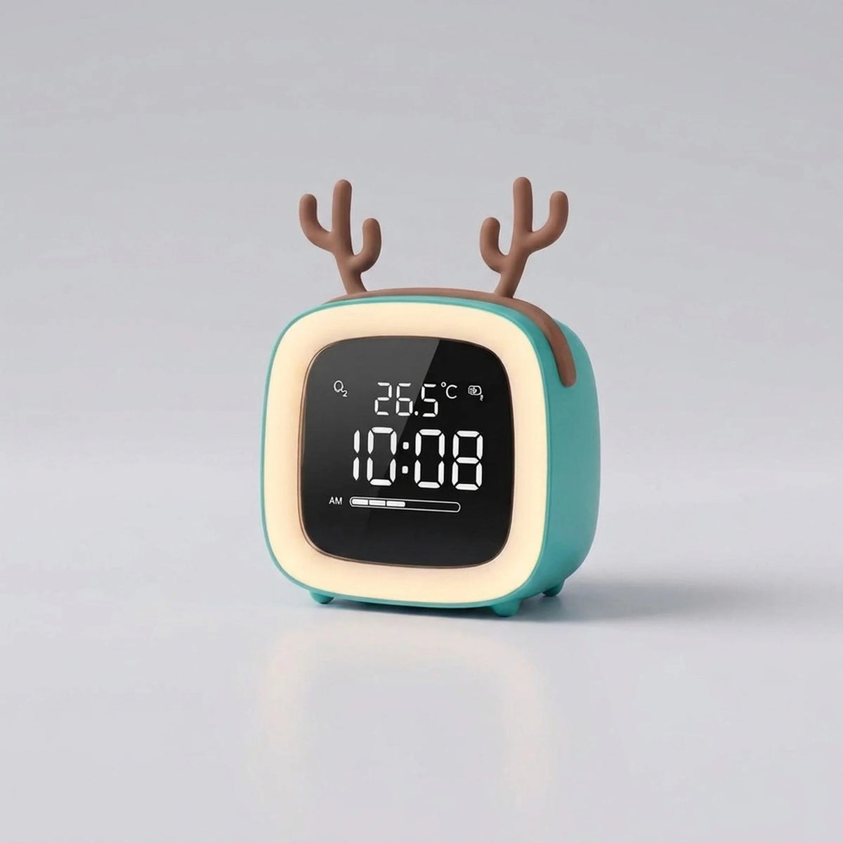 Kids Night Light Alarm Clock Stepless Dimmable LED