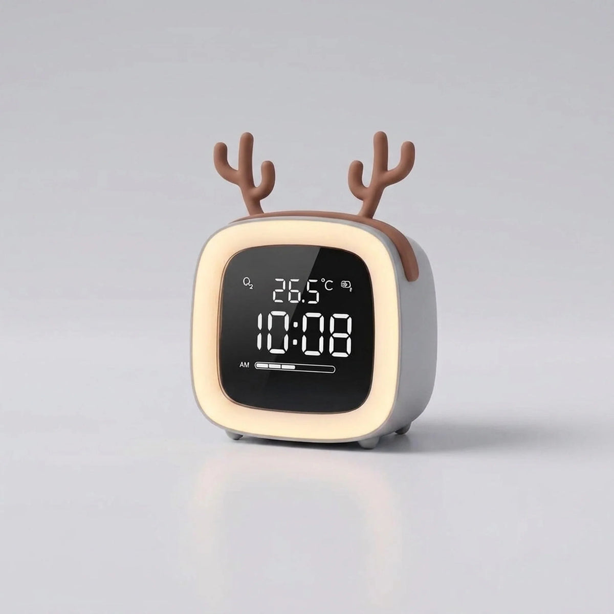Kids Night Light Alarm Clock Stepless Dimmable LED
