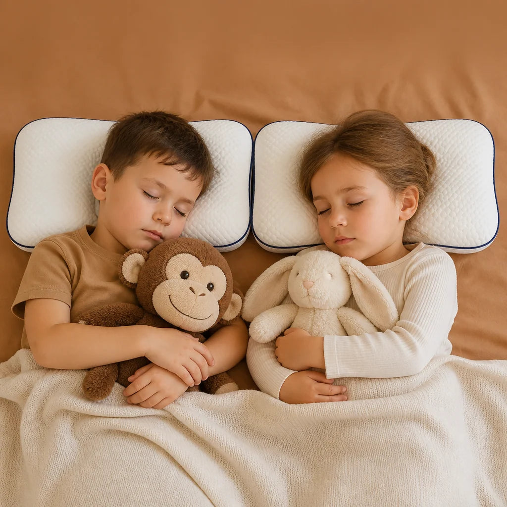 Kids Pillow Memory Foam Ergonomic Neck Support