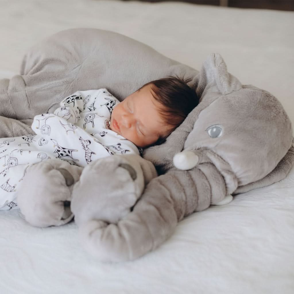 Kids Plush Pillow Elephant Design Ultra-Soft & Lightweight