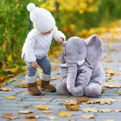 Kids Plush Pillow Elephant Design Ultra-Soft & Lightweight