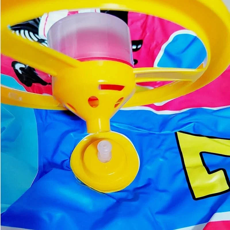Kids Pool Float Steering Wheel Design Lightweight Inflatable
