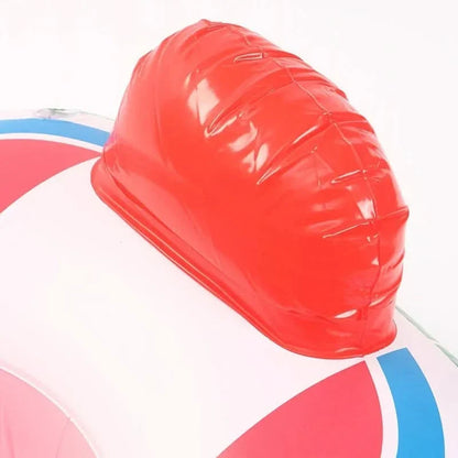 Kids Pool Float Steering Wheel Design Lightweight Inflatable