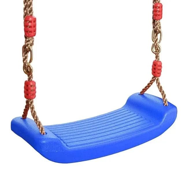 Kids Rope Swing Seat Adjustable Height & Reinforced Rope