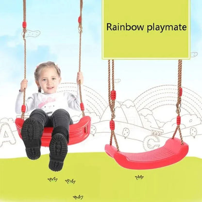 Kids Rope Swing Seat Adjustable Height & Reinforced Rope
