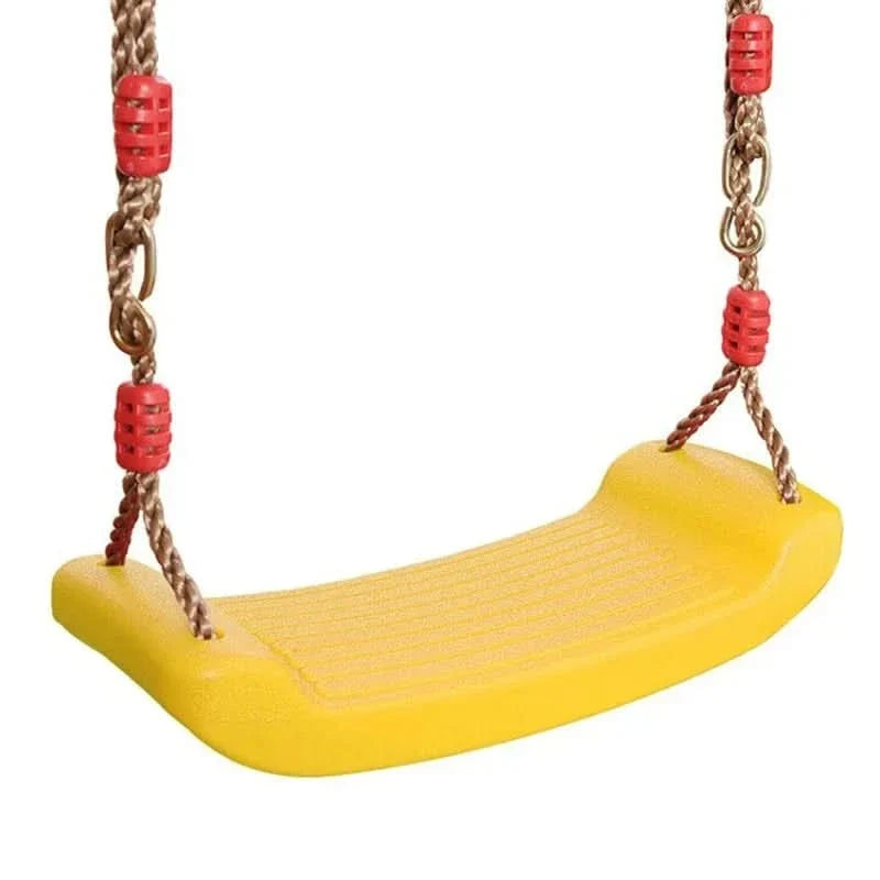 Kids Rope Swing Seat Adjustable Height & Reinforced Rope