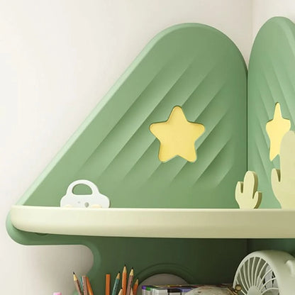 Kids Shelf Four-Tier Christmas Tree Open Shelves