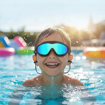 Kids Swim Goggles Anti-Fog Earplugs & Nose Clip