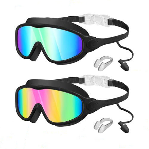 Kids Swim Goggles Anti-Fog Earplugs & Nose Clip