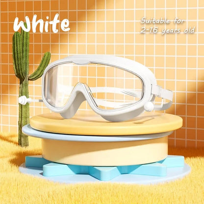 Kids Swim Goggles Panoramic Anti-Fog UV Protection
