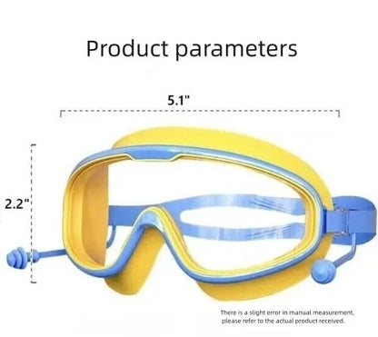 Kids Swim Goggles Panoramic Anti-Fog UV Protection