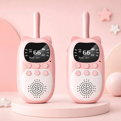 Kids Walkie Talkies Rechargeable Long-Range Set of 2
