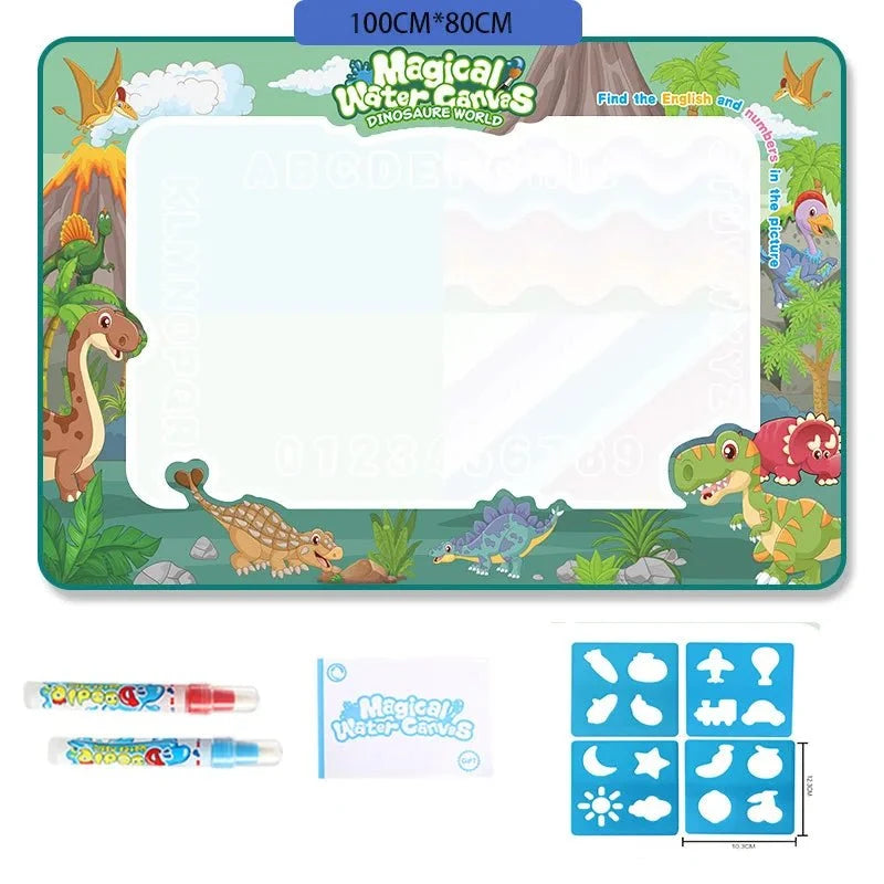Kids' Water Drawing Mat Reusable Water-Only Quick-Drying Fabric
