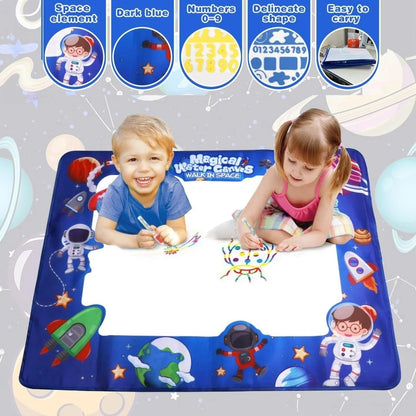 Kids' Water Drawing Mat Reusable Water-Only Quick-Drying Fabric