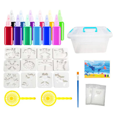 Kids Water Toy Set Food-Grade Non-Toxic 12 Colors
