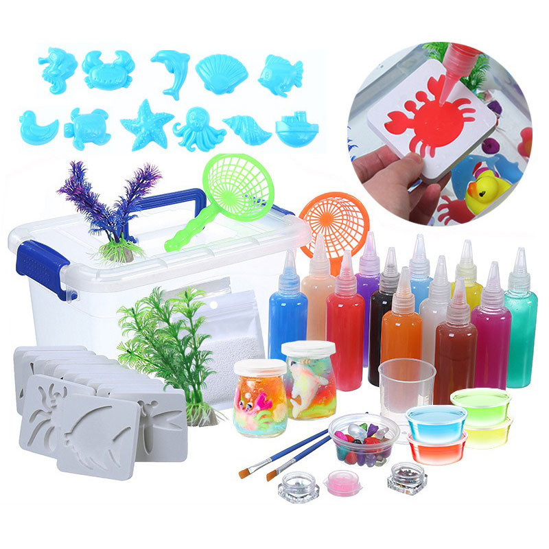 Kids Water Toy Set Food-Grade Non-Toxic 12 Colors