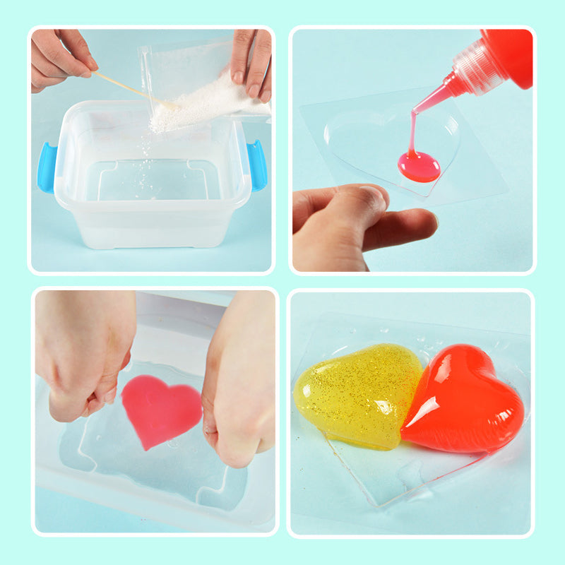 Kids Water Toy Set Food-Grade Non-Toxic 12 Colors