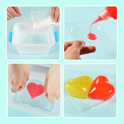 Kids Water Toy Set Food-Grade Non-Toxic 12 Colors