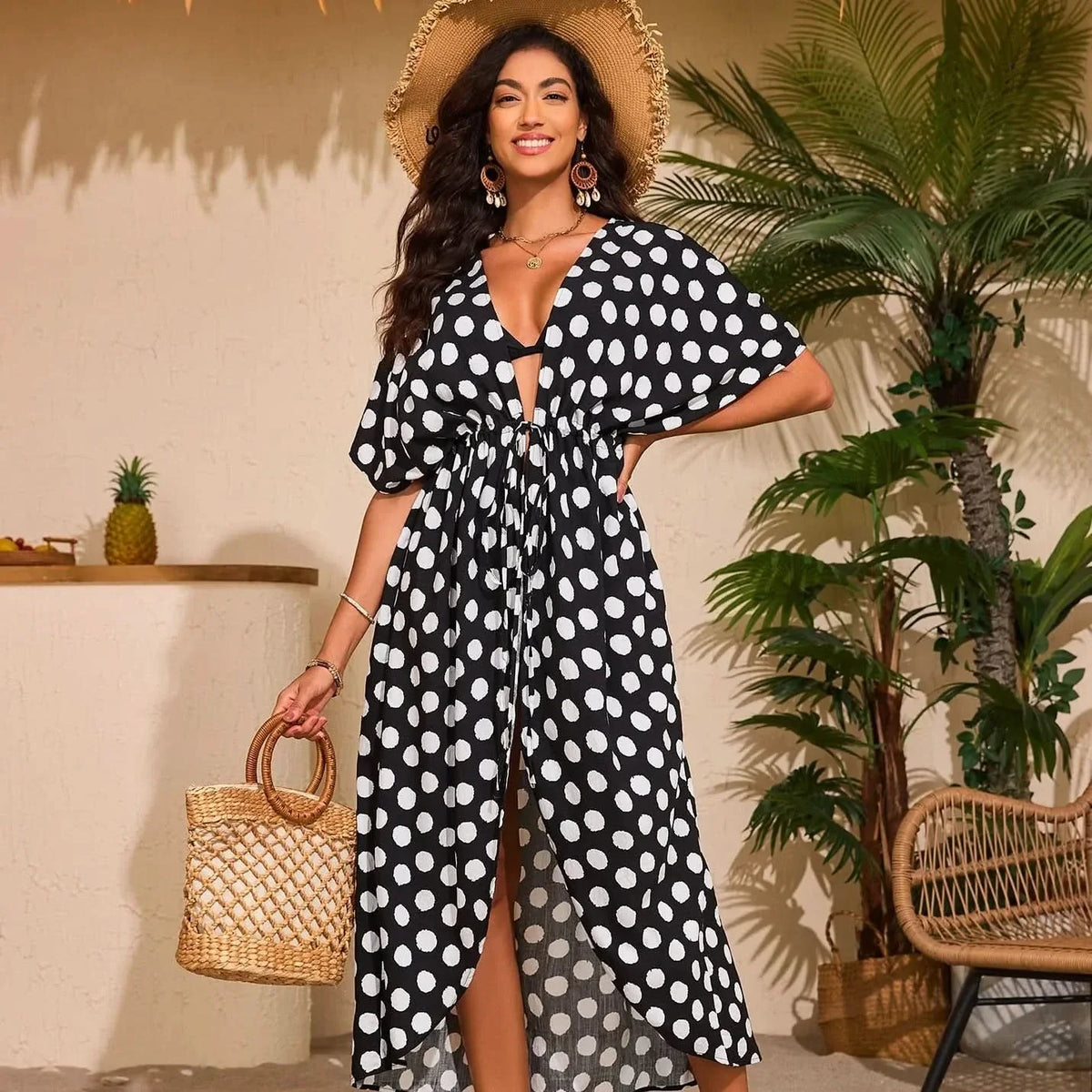 Kimono Cardigan Lightweight & Breathable Relaxed Boho Fit