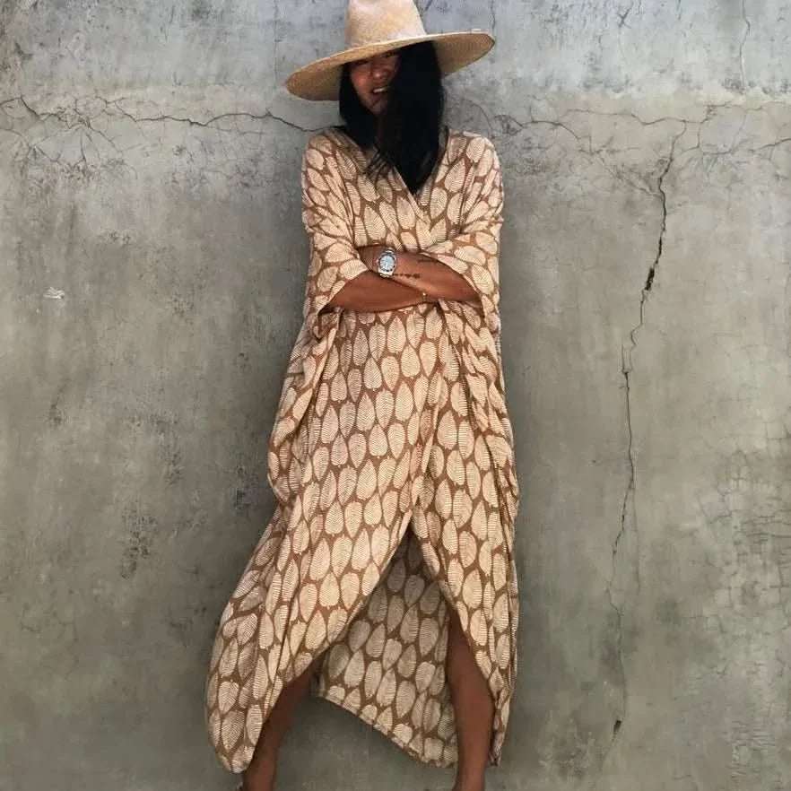 Kimono Cover-Up Plus-Size Lightweight Breathable