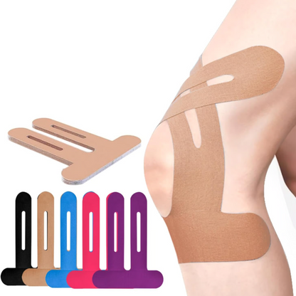 Kinesiology Tape Pre-Cut 9.8 x 2.0 Inch Waterproof Breathable